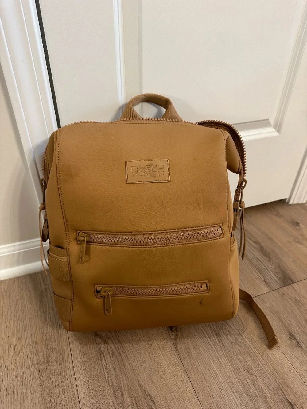 Dagne Dover Indi Large Diaper Bag Backpack in Camel